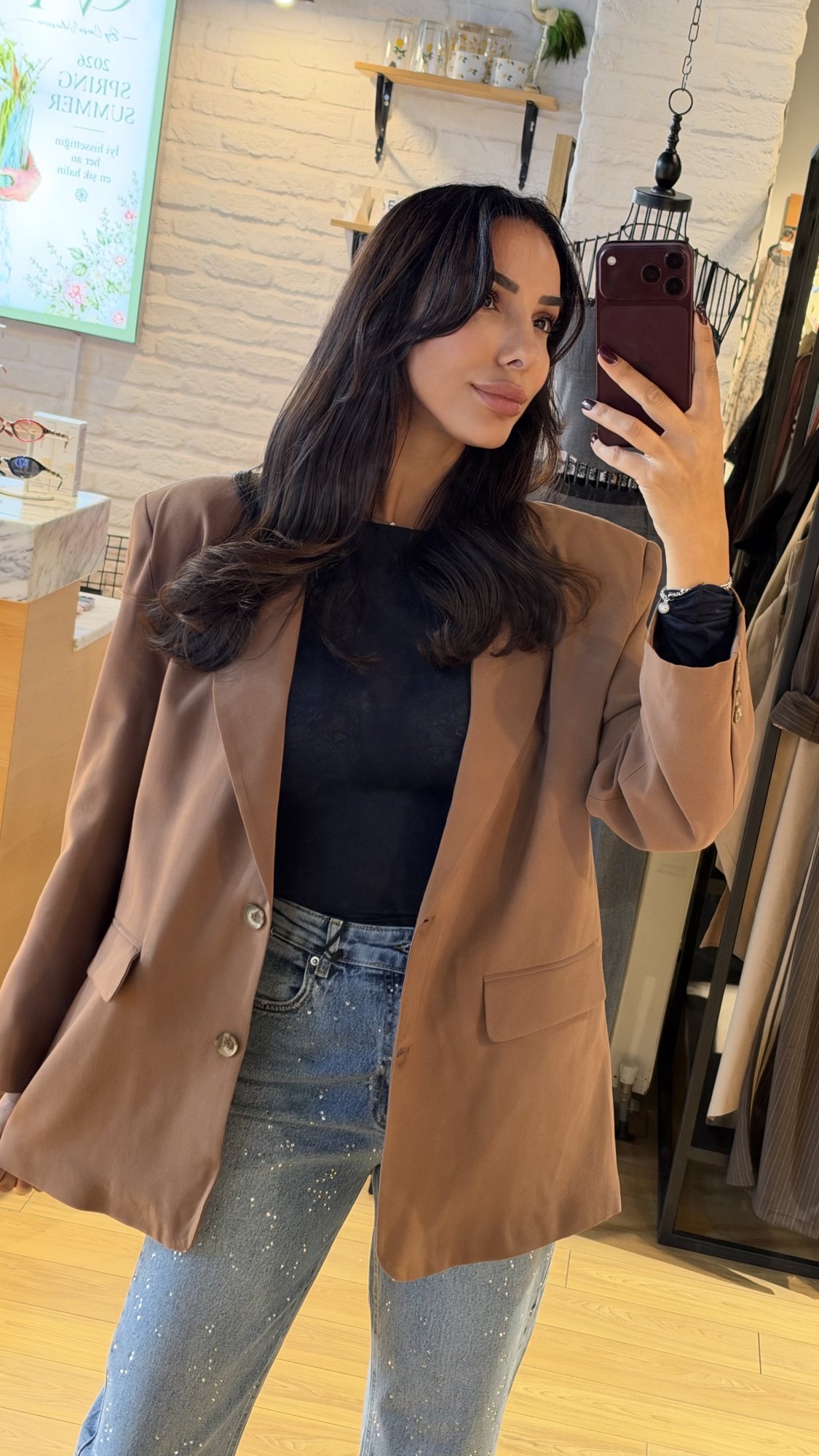 Keten Ceket Oversize