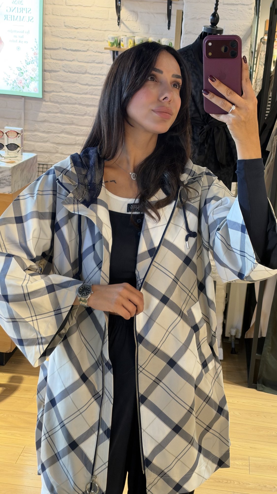 Ekose Kapüşonlu Barbour