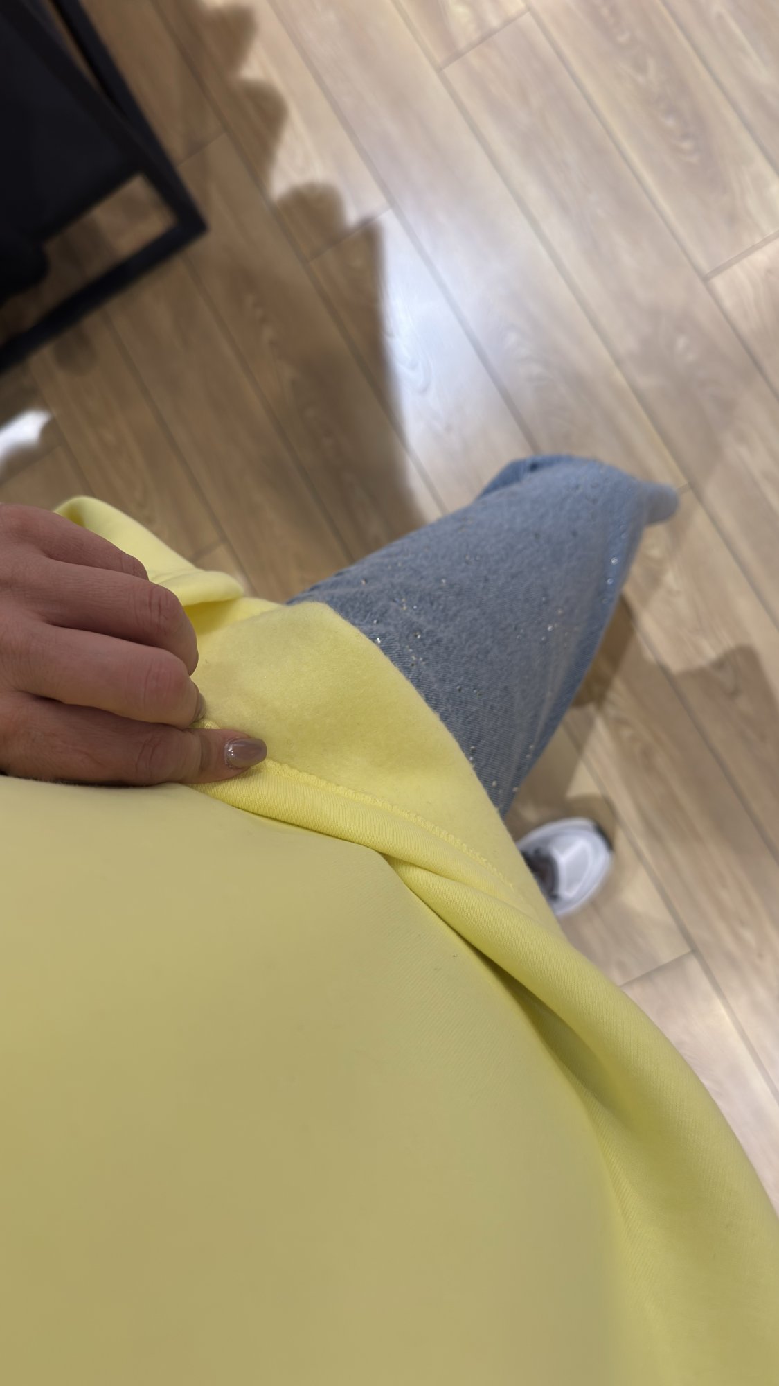 Fermuarlı Sweat Sarı