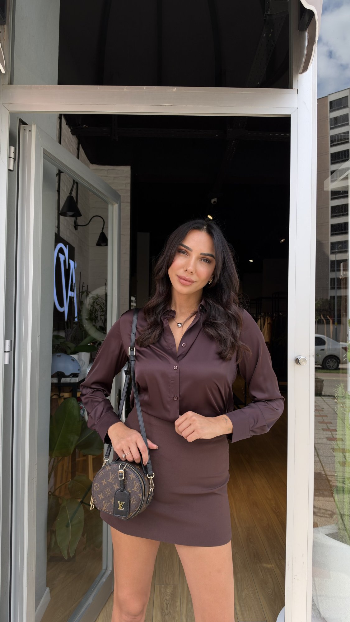 Regular Fit Saten Gömlek
