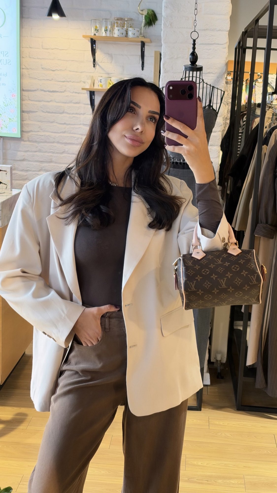 Keten Ceket Oversize